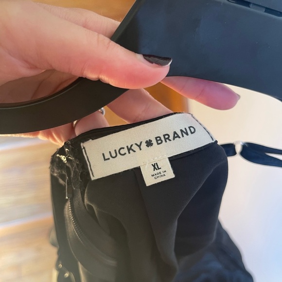 Lucky Brand Black Formal Y2K Dress XL - Picture 5 of 6